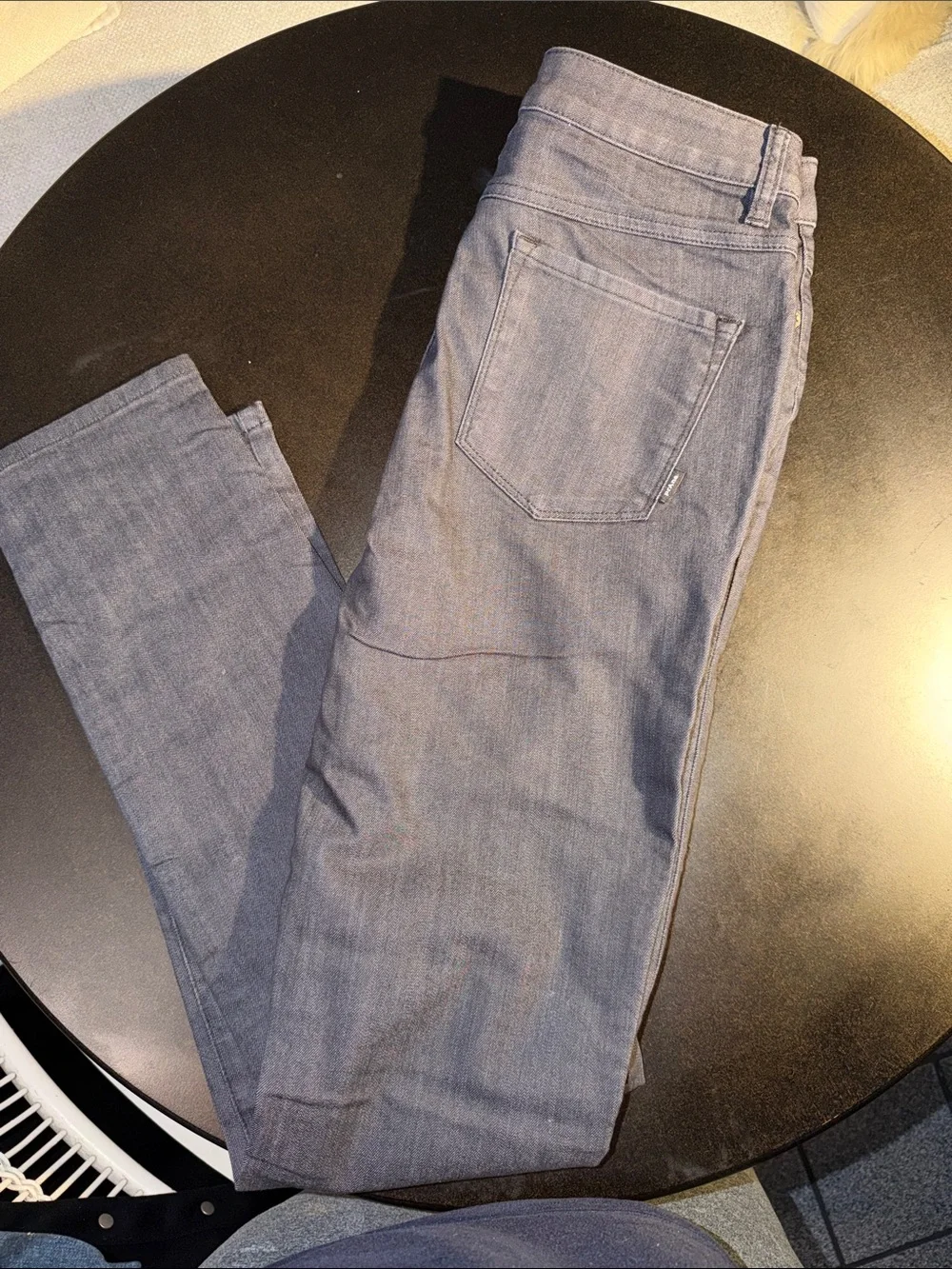 Prana Women’s Kayla High Rise Charcoal Straight-Leg Jeans. Sz 28x32